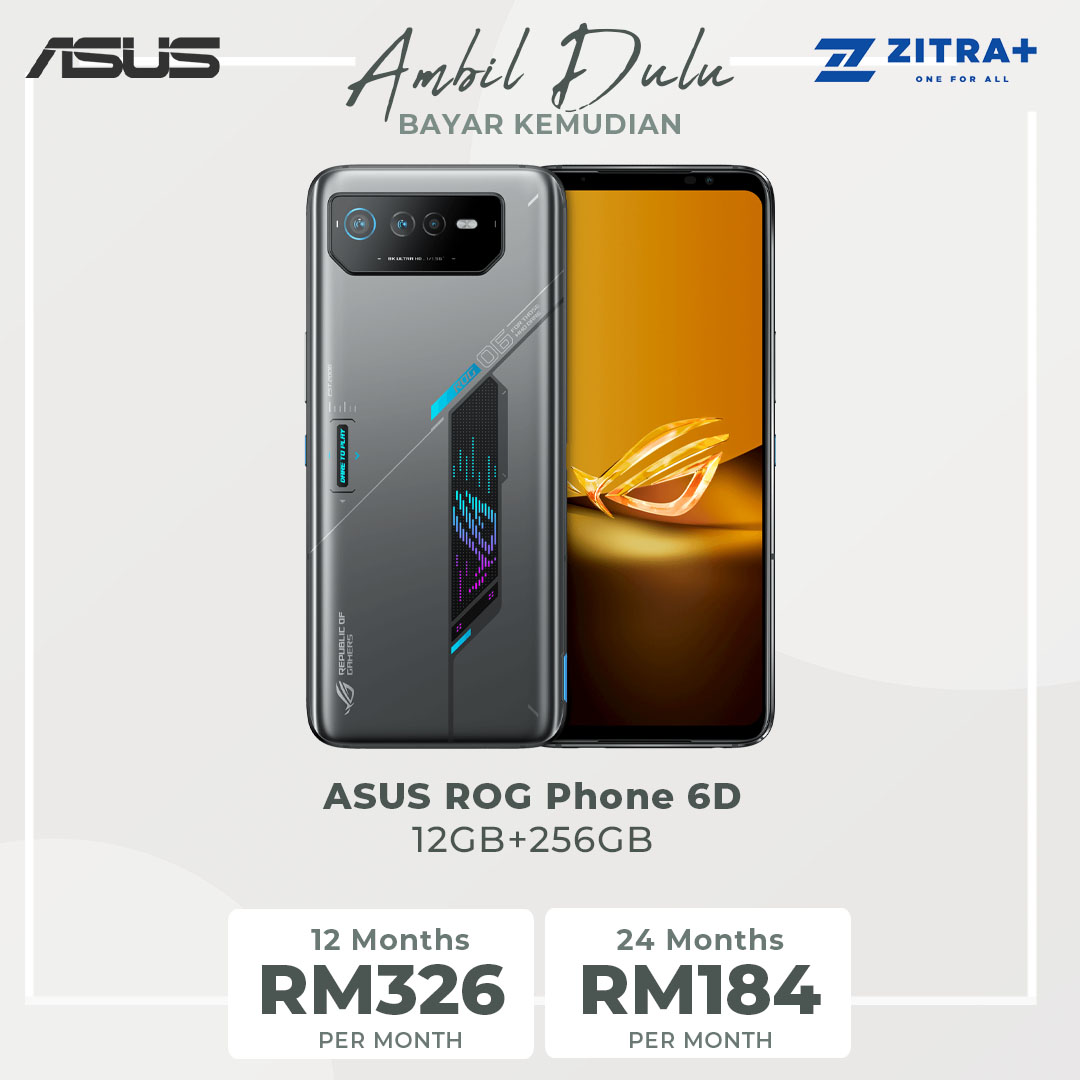 ASUS ROG Phone 6D | 12GB+256GB | GameCool 6 thermal System | 165Hz Display | Face Recognition | AirTrigger 6 System | Smartphone with 1 Year Warranty