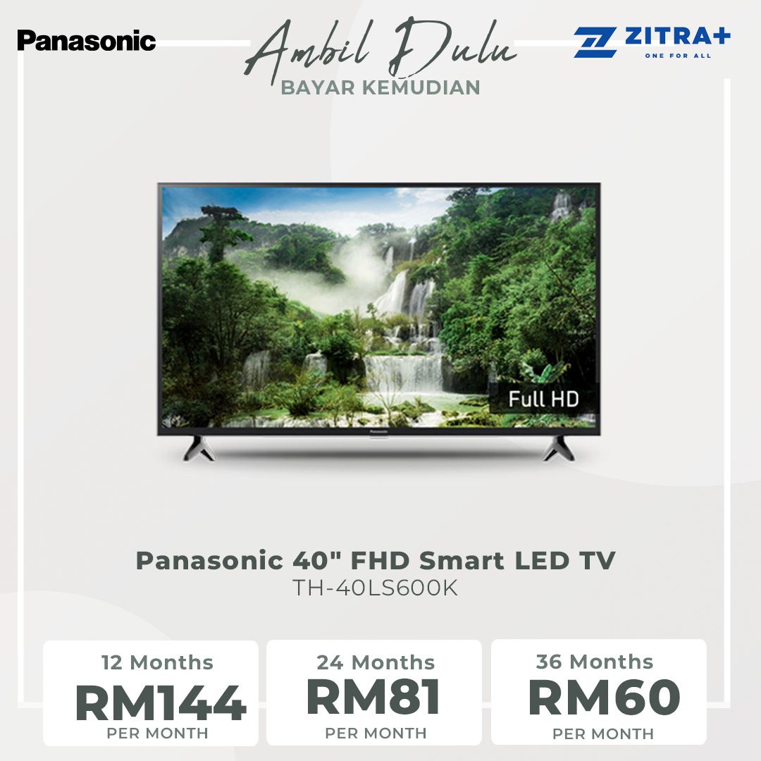 Panasonic 40" FHD Smart LED TV TH-40LS600K | Vivid Digital Pro | Enjoy Smarter Entertainment | Big screen entertainment with sound - Surround sound | Smart TV with 1 Year Warranty