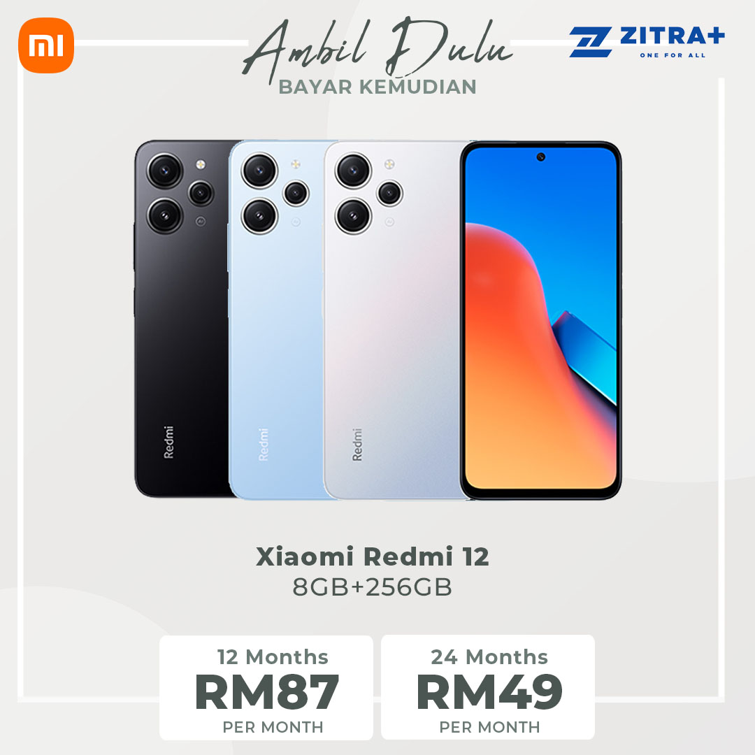 Xiaomi Redmi 12 | 8GB+256GB | IP53 Dust and Splash Resistant | 90Hz 6.79” FHD+ Display | MediaTek Helio G88 | Smartphone with 1 Year Warranty