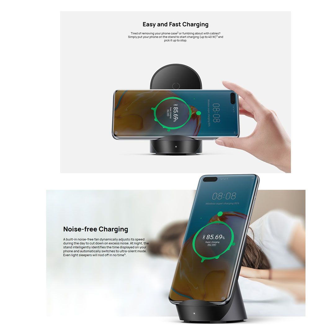 Huawei Mate 40 Huawei P40 Wireless Charger Huawei CP62 SuperCharge