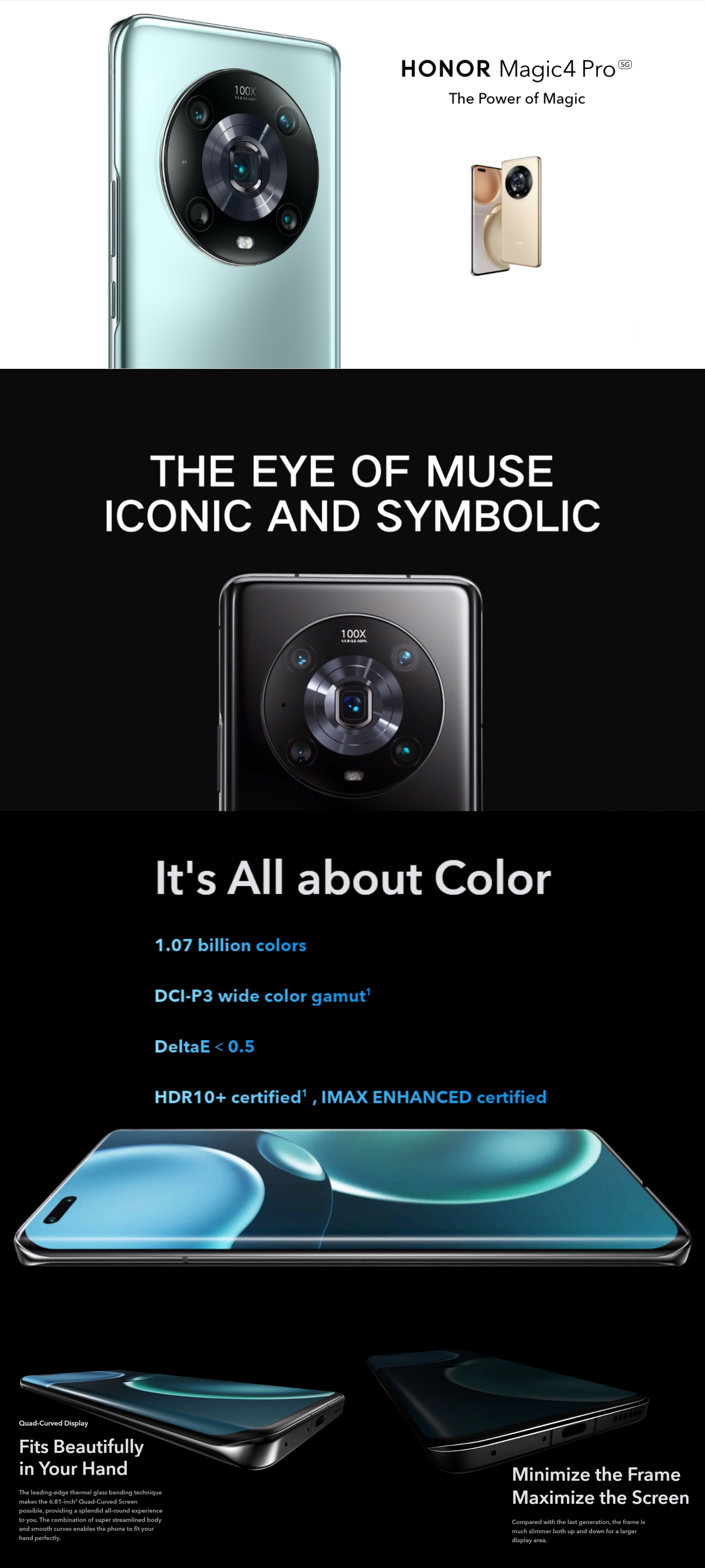 HONOR Magic4　値下げ交渉可 honor_magic4_pro_black_01.jpg