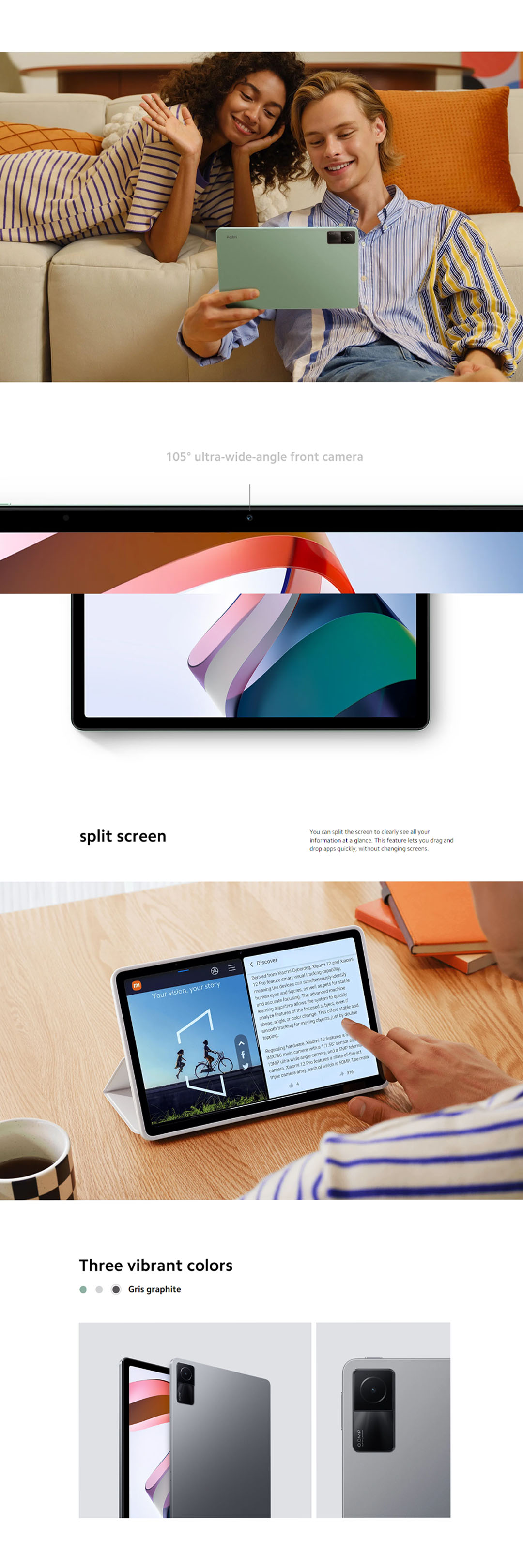 Xiaomi Redmi Pad | 3GB+64GB | 4GB+128GB | 6GB+128GB | 10.61 Xiaomi Redmi Pad | 3GB+64GB | 4GB+128GB | 6GB+128GB | 10.61