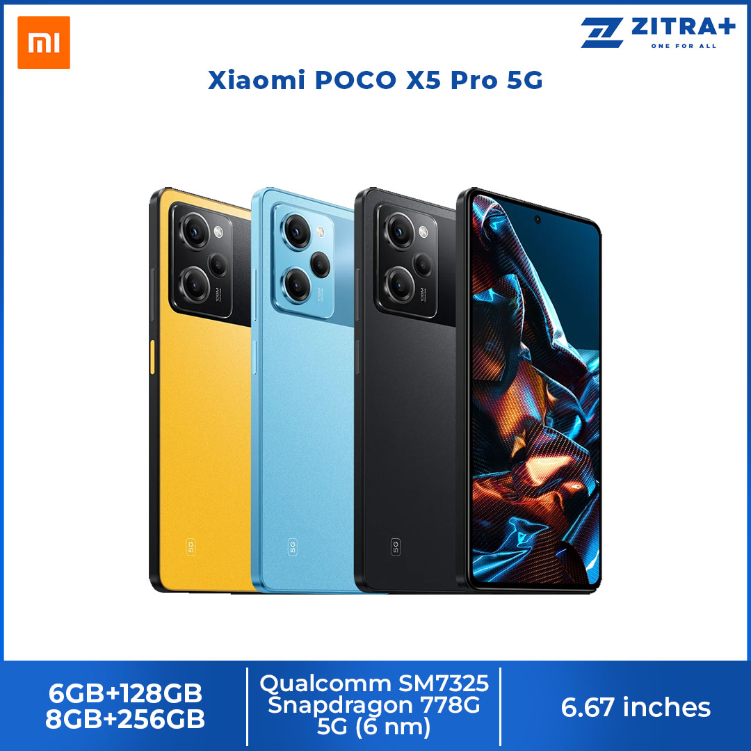 Xiaomi POCO X5 Pro 5G 6.67 AMOLED Screen 8Gb + 256Gb: 108MP