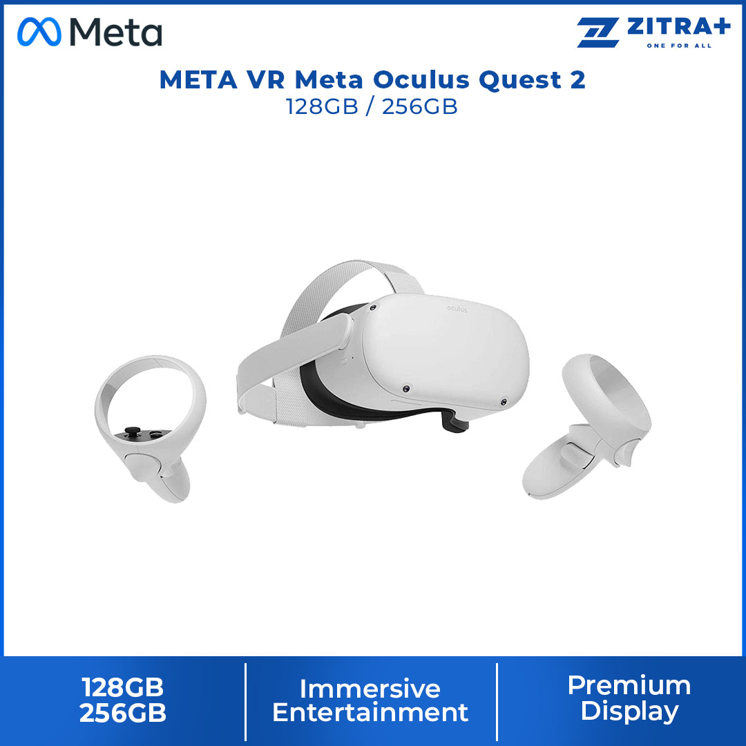 META 128GB VR Meta Oculus Quest 2 | All-In-One Gaming | Built-in Game