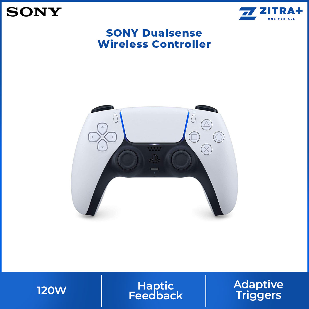 SONY Dualsense Wireless Controller | 2-Point Touch Pad | USB Type-C | Bluetooth 5.1 | Accelerometer | Gyroscope | Controller with 1 Year Warranty