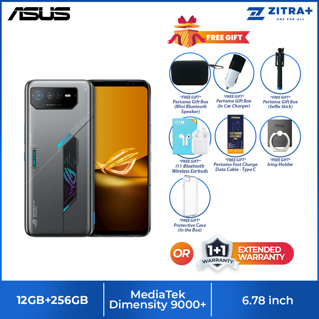 ASUS ROG Phone 6D | 12GB+256GB | GameCool 6 thermal System | 165Hz Display | Face Recognition | AirTrigger 6 System | Smartphone with 1 Year Warranty