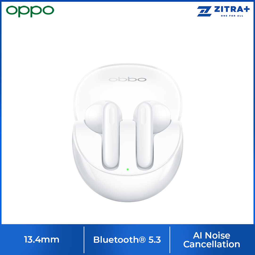 OPPO Enco Air3 | Translucent Jelly Case | HiFi 5 DSP for Audiophile-Grade Processing | 13.4mm Large Composite Driver | AI Deep Noise Cancellation for Calls | Binaural Low-latency with Bluetooth® 5.3 Transmission | Earbuds with 1 Year Warranty
