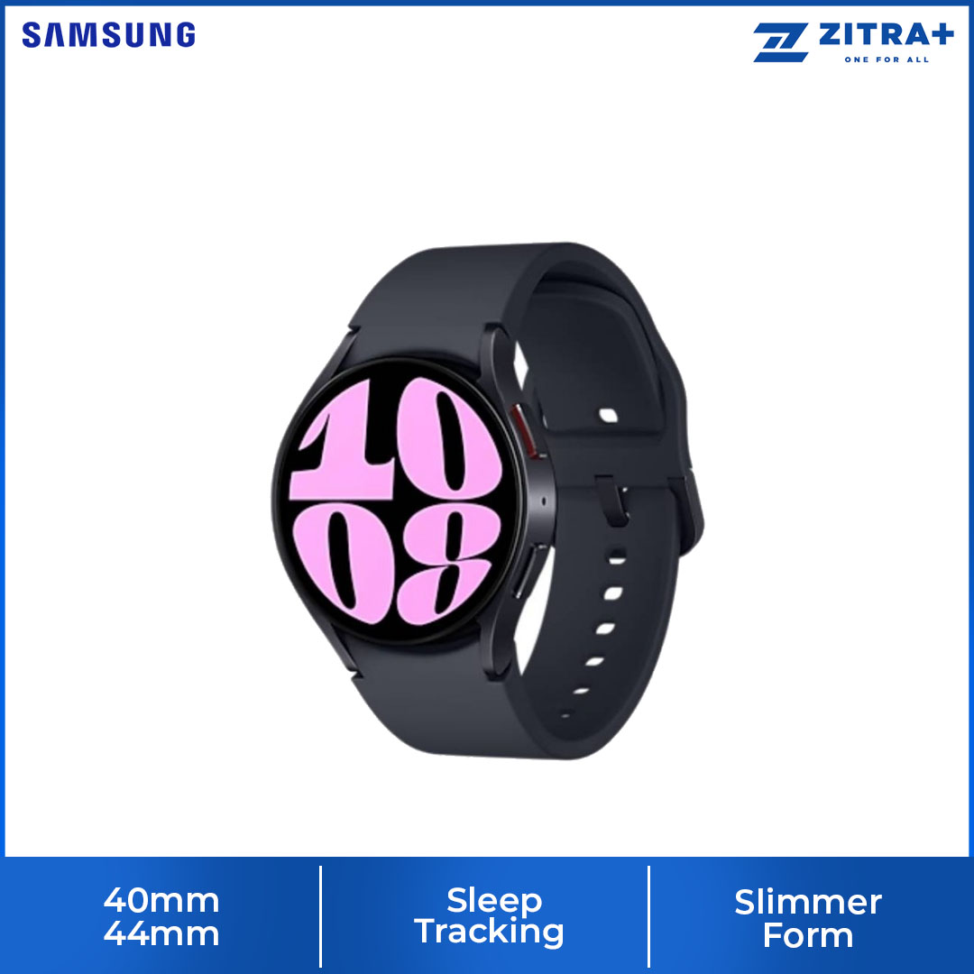 SAMSUNG Galaxy Watch6 Bluetooth 40mm / 44mm | Bluetooth v5.3 | 20% larger 30% slimmer | Sapphire Crystal Glass | Smart Watch with 1 Year Warranty