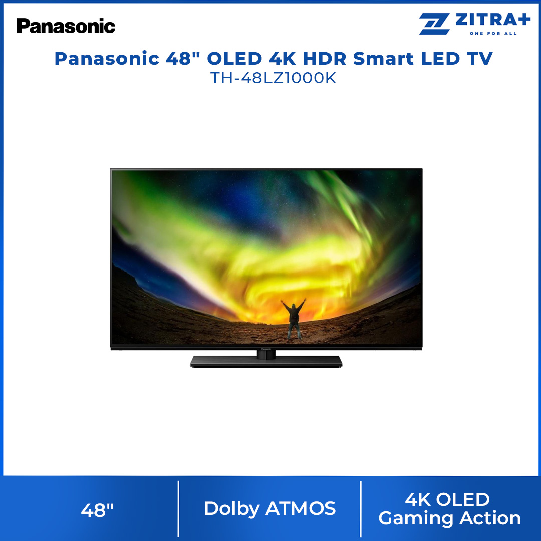 Panasonic 48" OLED 4K HDR Smart LED TV TH-48LZ1000K | Dolby ATMOS | Enjoy Smarter Entertainment | Big Screen 4K OLED Gaming Action | Smart TV With 1 Year Warranty
