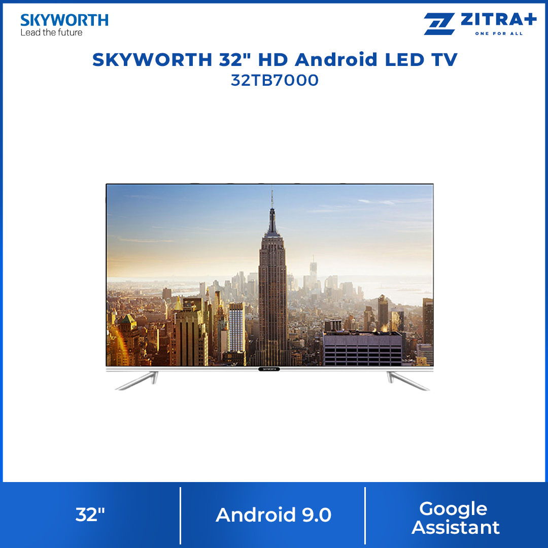 Televisor Skyworth 32″ SMART, LED Android TV con control remoto de voz y  Chromecast integrado (32TB7000) - Tecnoshop