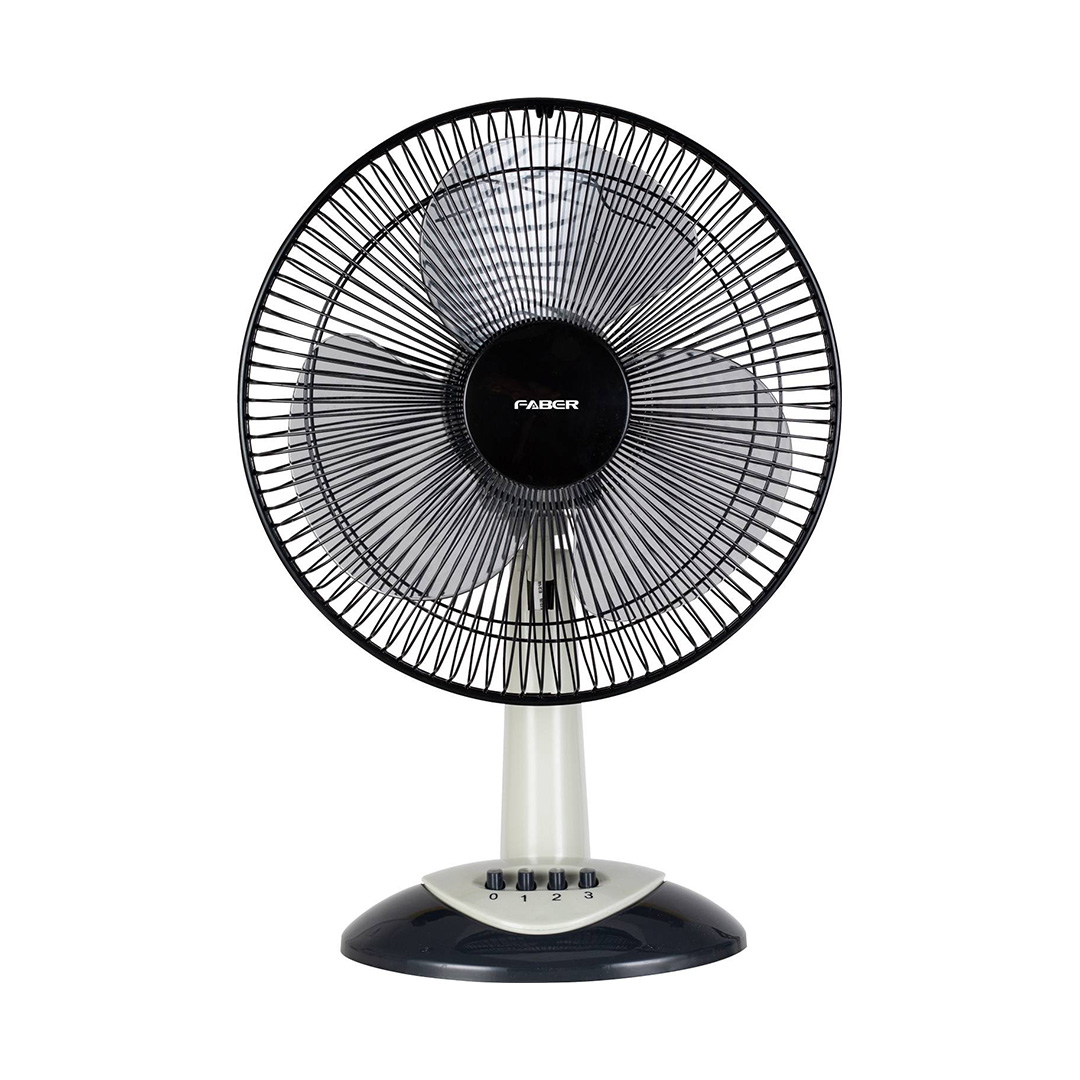 FABER 12" Table Fan FTF VIENTO 1210GR | 3 Blades | 3 Speed Selection | 1250rpm Fan Speed | 52.5dB Noise Level | Table Fan with 1 Year Warranty
