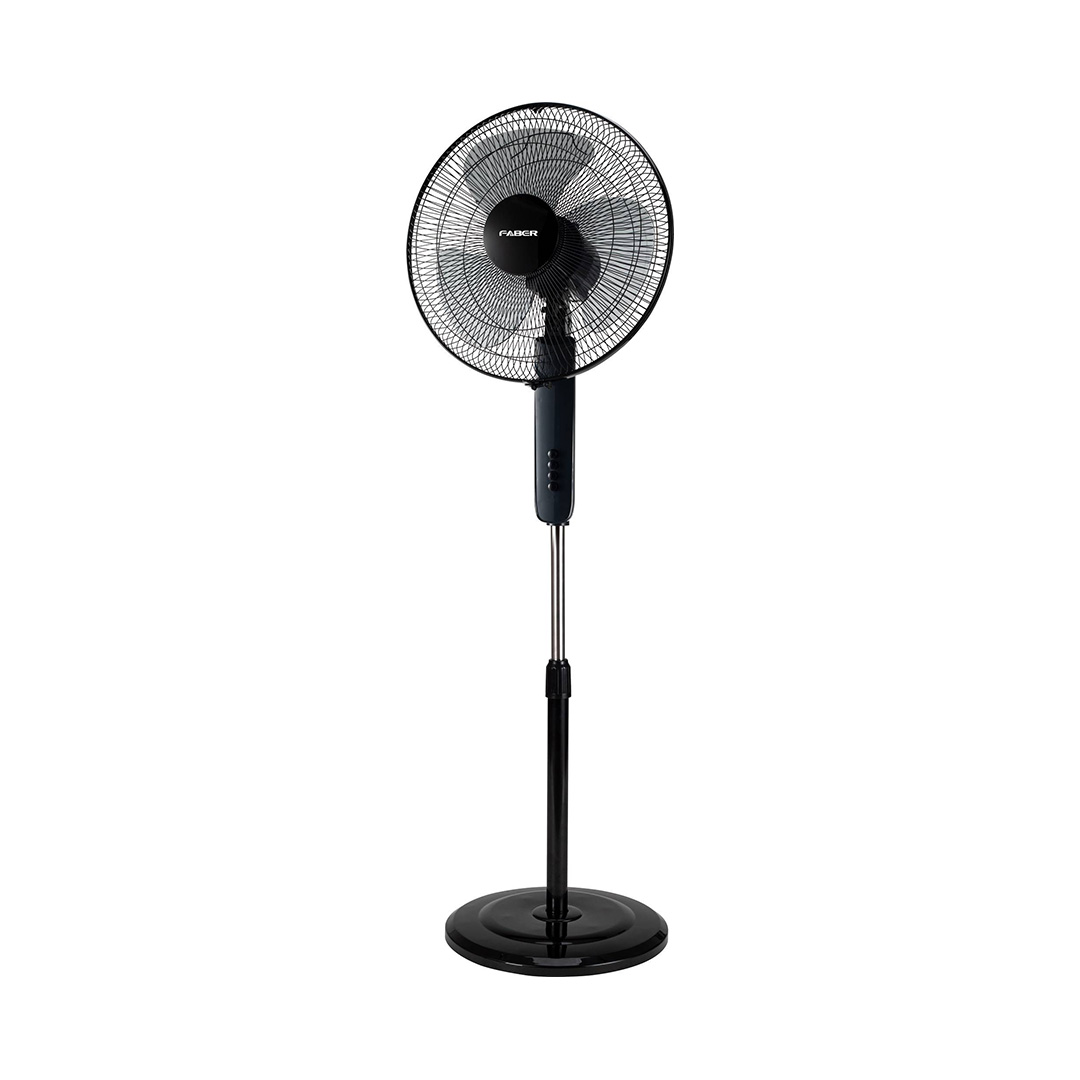 FABER 16" Stand Fan FSF VIENTO 1631BK | 3 Blades | 3 Speed Selection | 1250rpm Fan Speed | 55.495dB Noise Level | Stand Fan with 1 Year Warranty