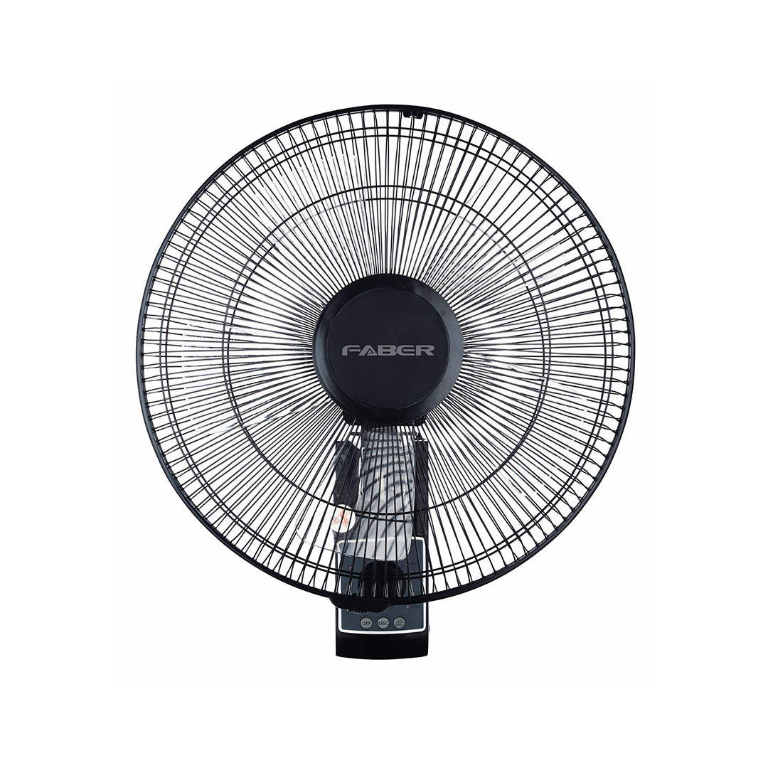 FABER 16" Wall Fan FWF VIENTO 1637R | 5 Blades | 3 Speeds | With Remote Control | 100% Copper Motor | Wall Fan with 1 Year General Warranty & 2 Years Motor Warranty
