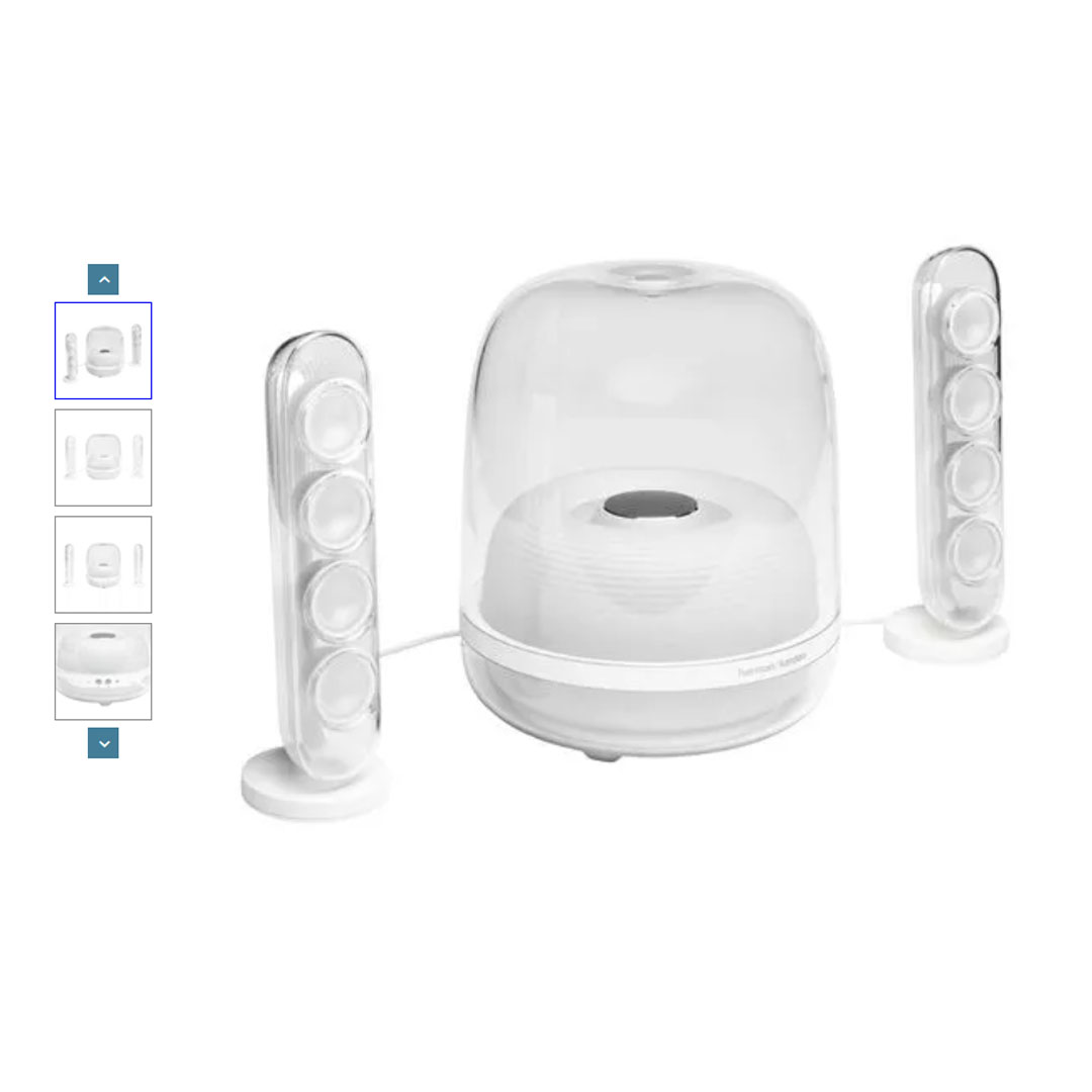 Harmon Kardon Home Bluetooth Speaker SoundSticks 4 | Wireless Bluetooth Streaming | Extraordinary sound | Iconic design | Speaker with 1 Year Warranty