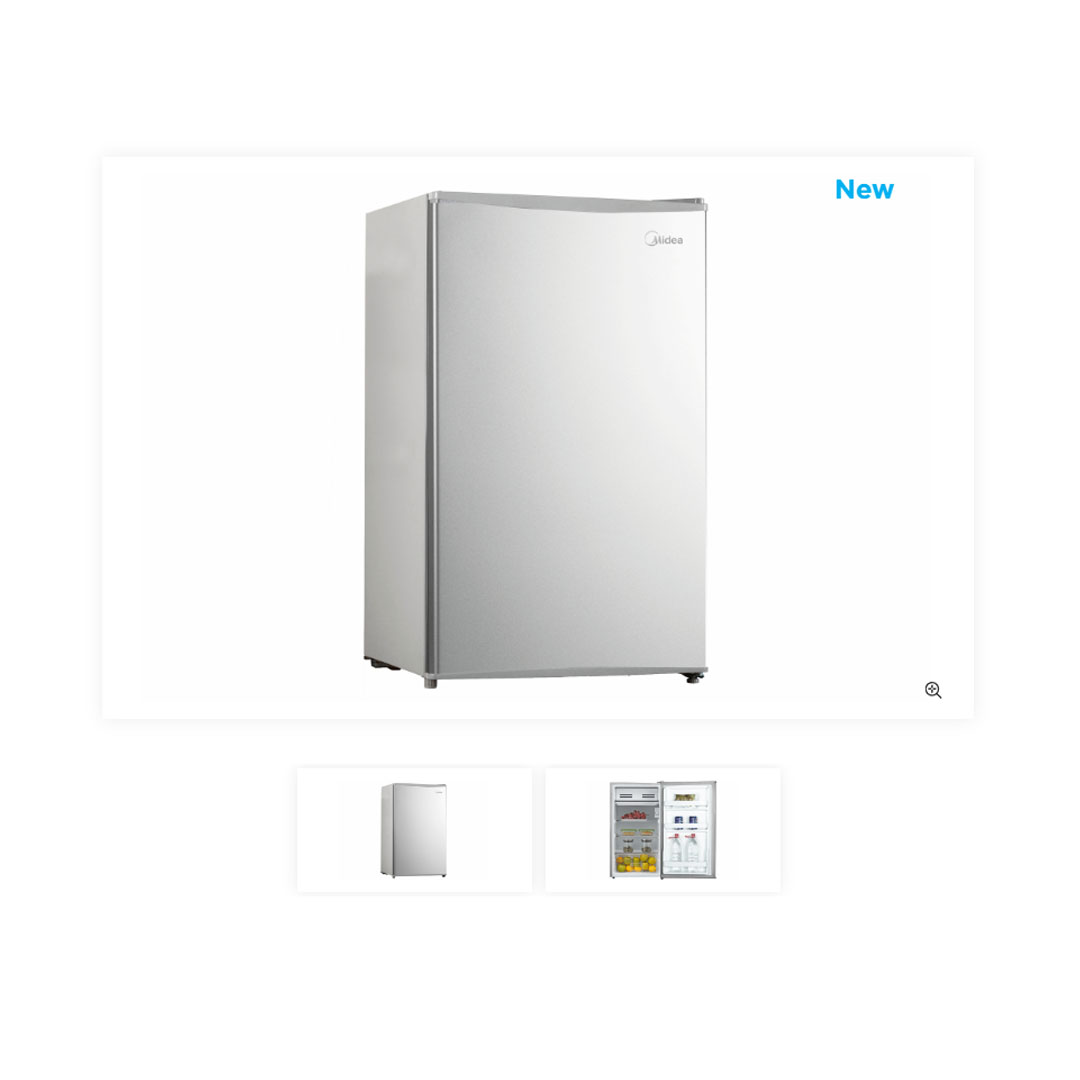 Midea 96L Single Door Refrigerator MDRD142FGD | Reversible Door | Adjustable Leg | Energy Saving | Mechanical Temperature Control | Separate Chiller Compartment | Refrigerator with 1 Year Warranty
