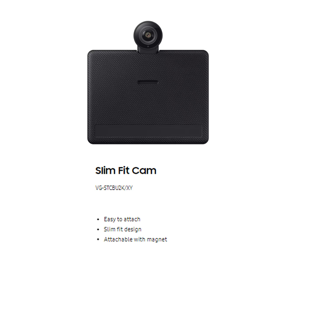 SAMSUNG Slim Fit Cam VG-STCBU2K/XY | Easy to Attach | Slim Fit Design | Attachable with Magnet | Accessories with 2 Year Warranty