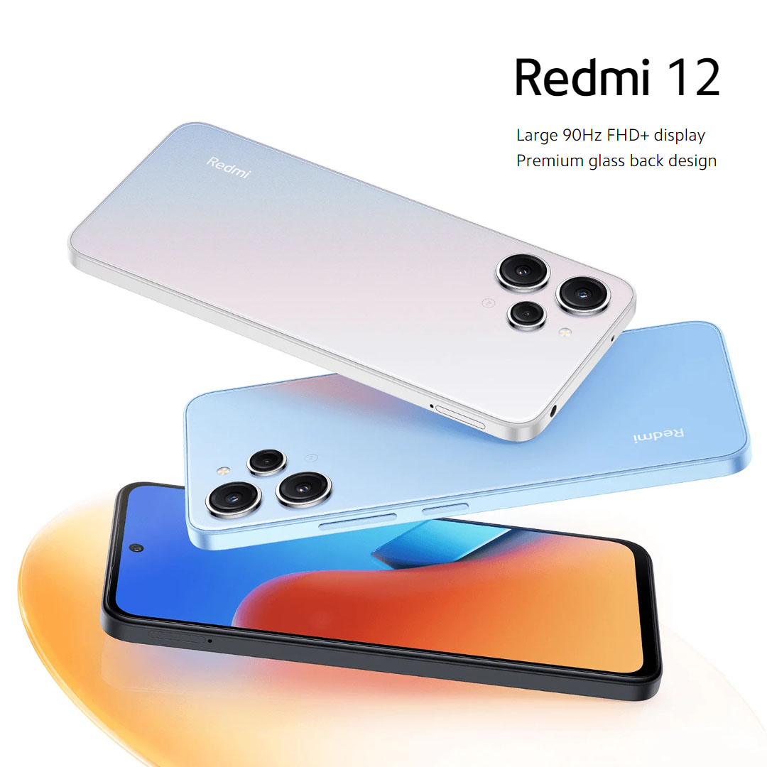 Xiaomi Redmi 12 | 8GB+256GB | IP53 Dust and Splash Resistant | 90Hz 6.79” FHD+ Display | MediaTek Helio G88 | Smartphone with 1 Year Warranty