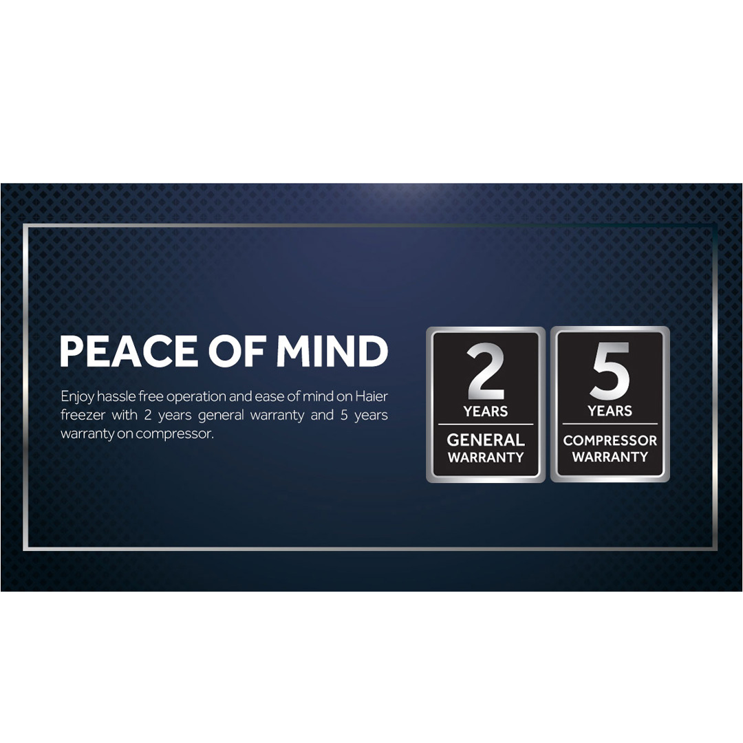 HAIER 332L/450L/535L/750L 6-in 1 Convertible Chest Freezer BD-328HP/BD-458HP/BD-568HP/BD-788HP | Fast Freezing | Convertible Cooling | PCM Metal Inner Plate | Freezer with 2 Year Warranty