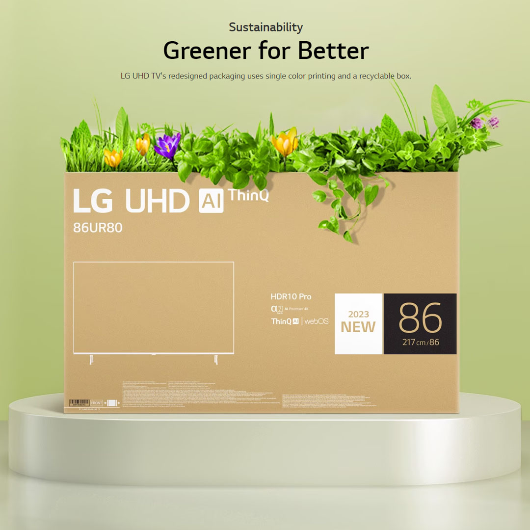 LG 70" 4K Smart TV with AI ThinQ 70UR7550PSC | AI Sound | Wi-Fi | Filmmaker Mode | Netflix | Smart TV with 2 Year Warranty