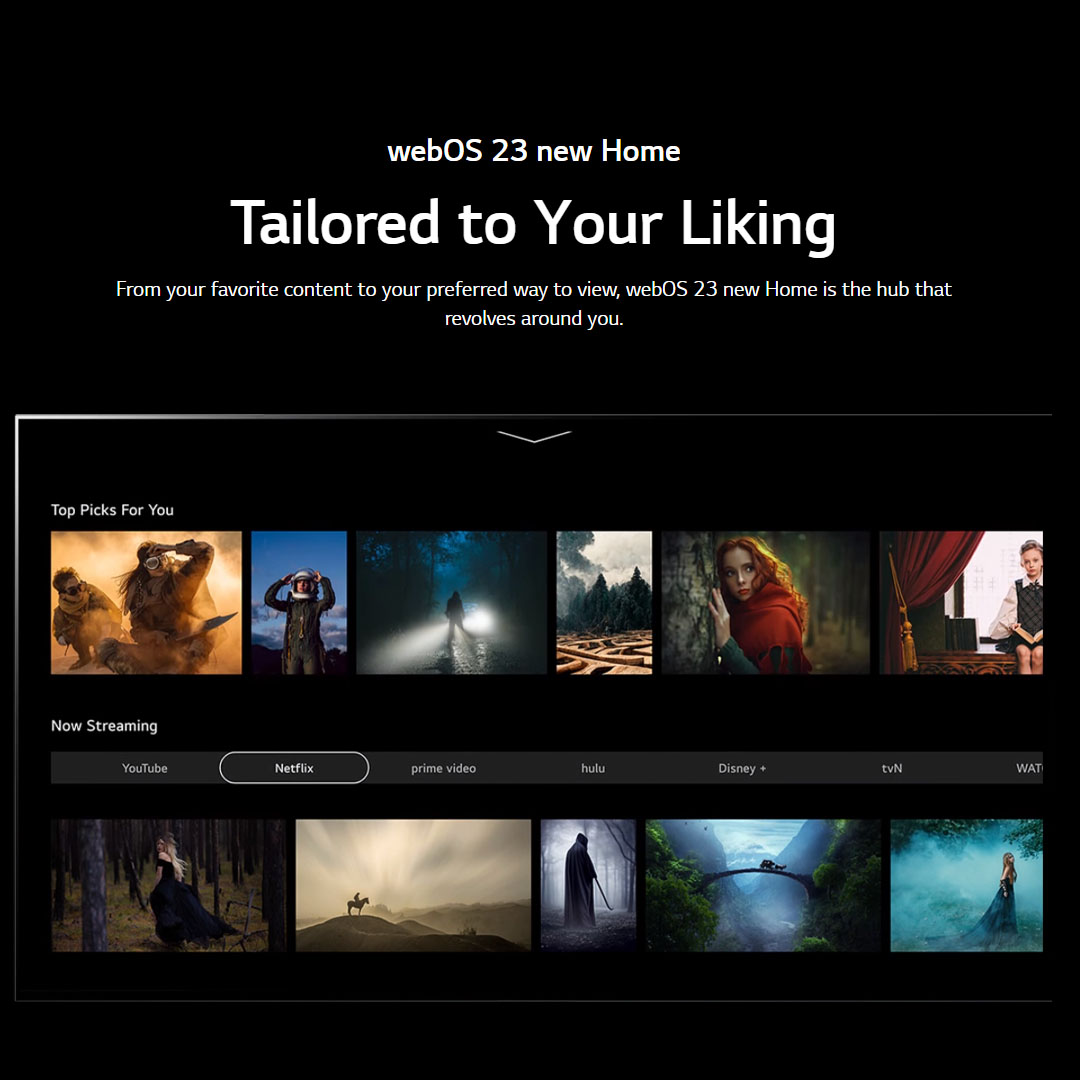 LG 65" 4K UHD Smart TV with AI ThinQ  OLED65C3PSA | Self-Lit OLED evo | α9 AI Processor 4K Gen6 | Brightness Booster Powering a Brighter | Hands-Free Voice Recognition | Smart TV with 2 Year Warranty