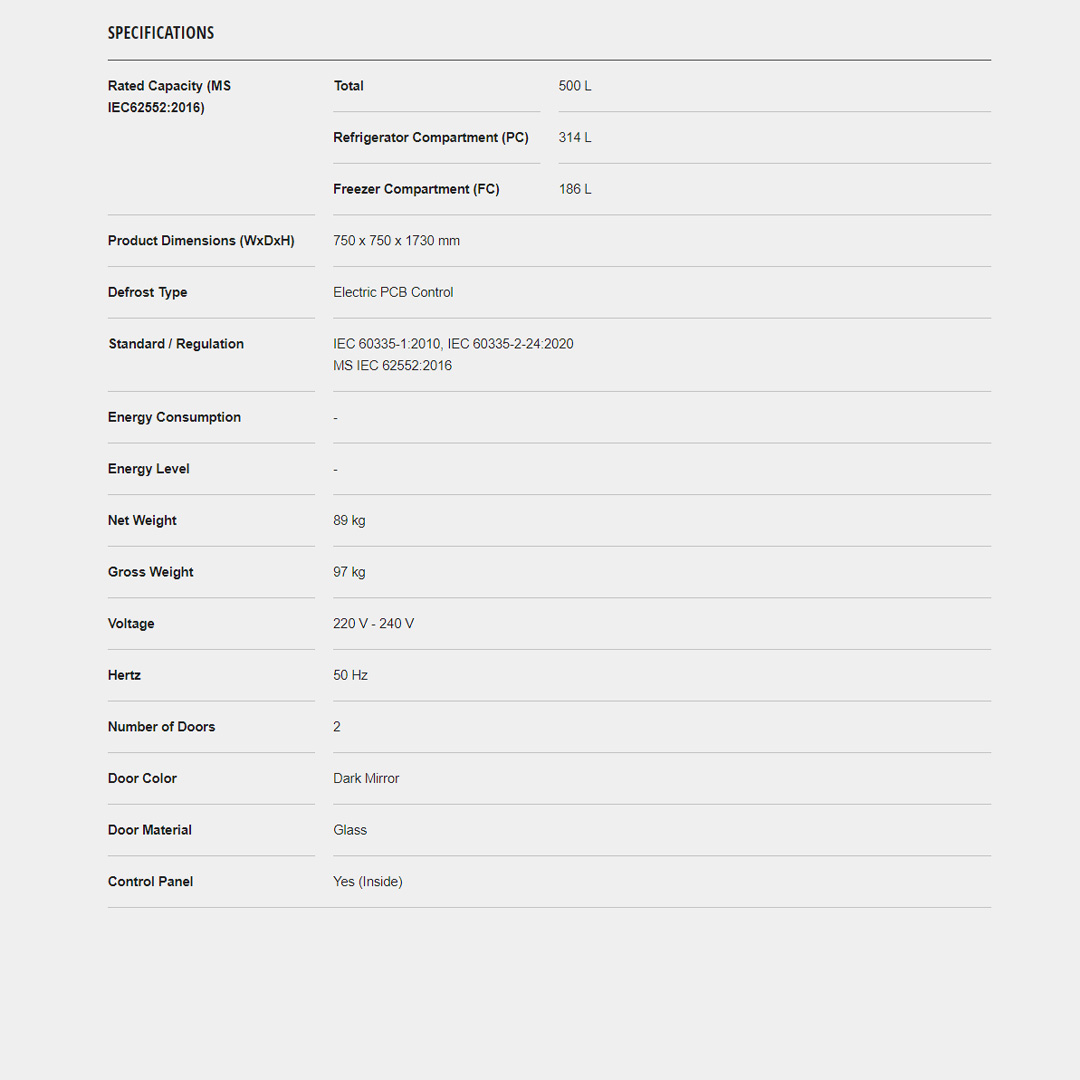 Panasonic 495L 2 Doors Bottom Mount Inverter Refrigerator with AI ECONAVI NR-BW530XMMM | Rapid Freezing | 7 Days Freshness for Fish & Meat | Easy&Healthy - Home-cooked Meals Anytime | Safe&Hygienic Food Storage | Refrigerator With 1 Year Warranty