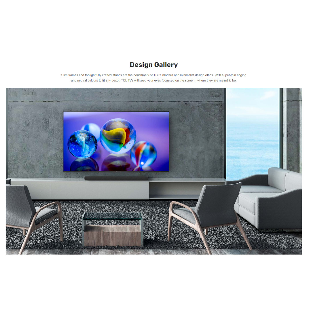 TCL 58" 4K UHD Google LED TV 58P635 | Wi-Fi 2.4 | Voice Control | USB 2.0 | Google Assistant | Bluetooth 5.0 | Ethernet | HDMI 2.1 | Dolby Audio | LED TV with 1 Year Warranty