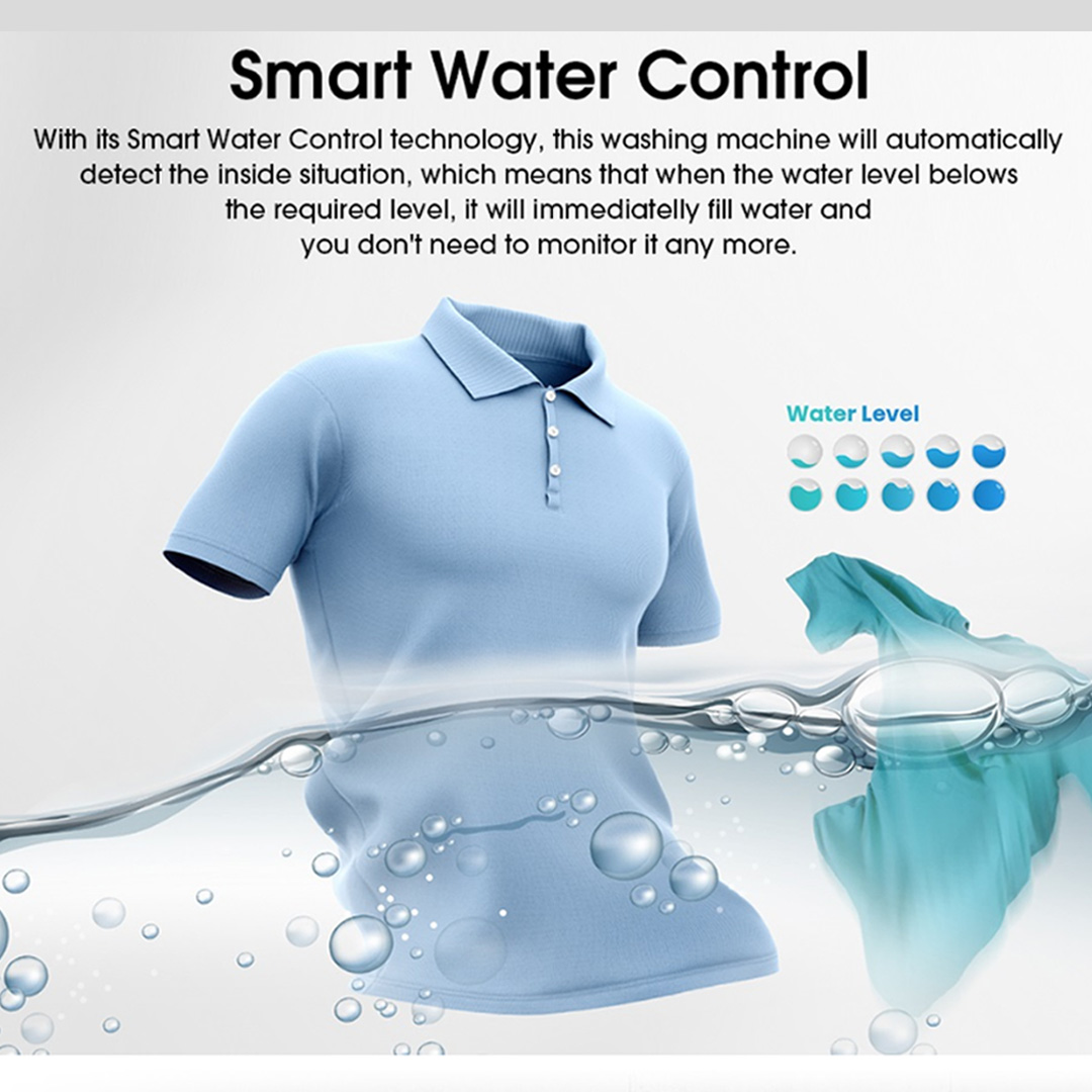 HISENSE 10.5KG Top Load Washing Machine with HIJAB Mode WTJA1101T | Bubble Clean | Soft-Close Tempered Glass | Air Dry | Delicates Mode | Double Magic Filter | Tub Clean | Double Water Flow | Washing Machine with 2 Year Warranty