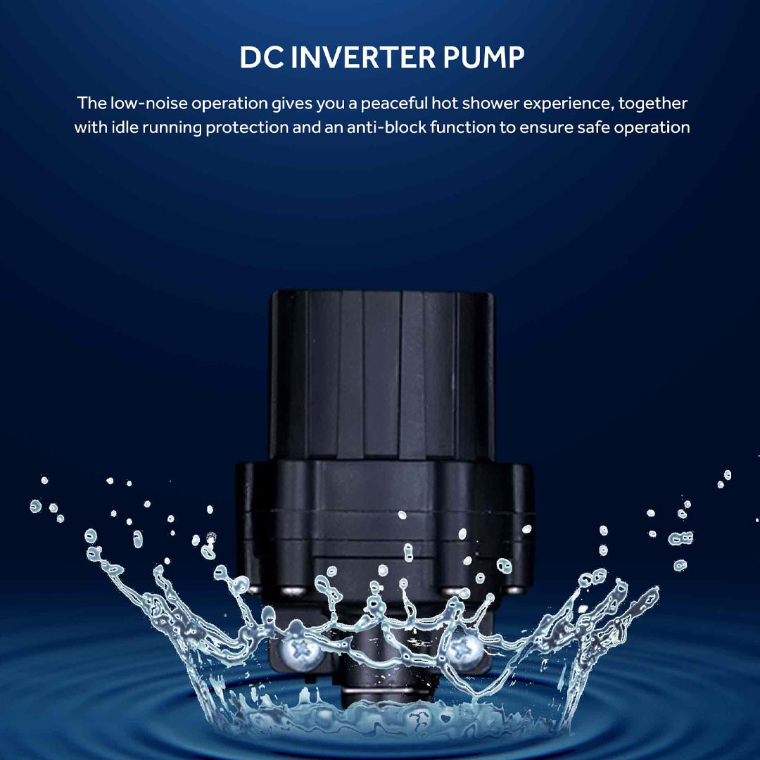 HAIER 3950W DC Inverter Pump Water Heater EI39H1M(W) | Copper Heating Technology | 11 Safety Features | ABT 99.9% | Water Heater with 2 Year Warranty