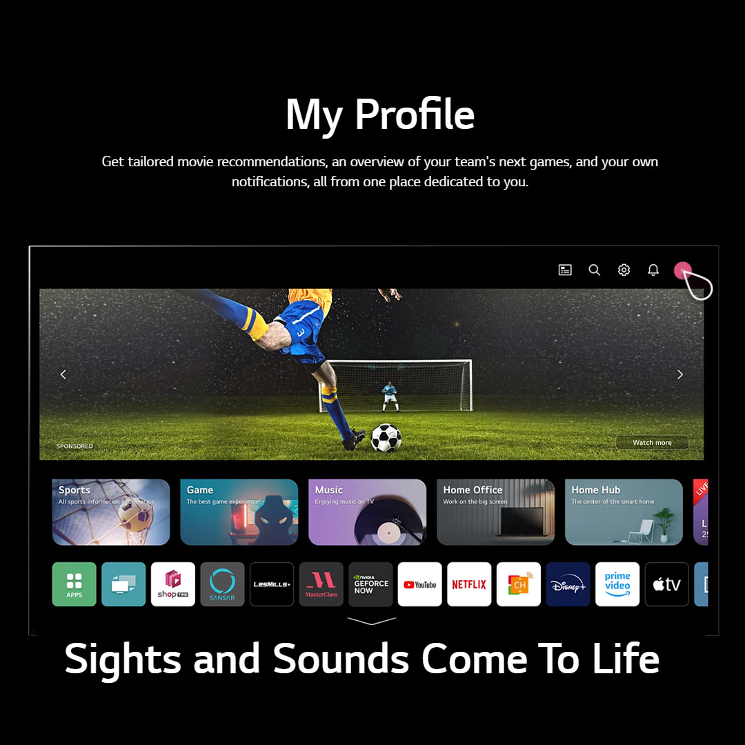 LG 55" 4K UHD Smart TV with AI ThinQ OLED55C3PSA | AI Super Upscaling 4K | AI Picture Pro | α9 AI Processor 4K Gen6 | Bluetooth | Dolby Vision | Ultra Slim Design | Smart TV with 2 Year Warranty