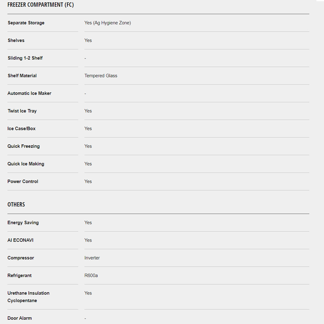 Panasonic 450L 2 Doors Top Mount Inverter Refrigerator with AI ECONAVI NR-TX461CPKM | Hygienic Storage With Blue Ag | Clean Air Surrounds Your Food | Enjoy The Extra-Cold Delight | Freshness Storage With Wide Opening | Refrigerator With 1 Year Warranty