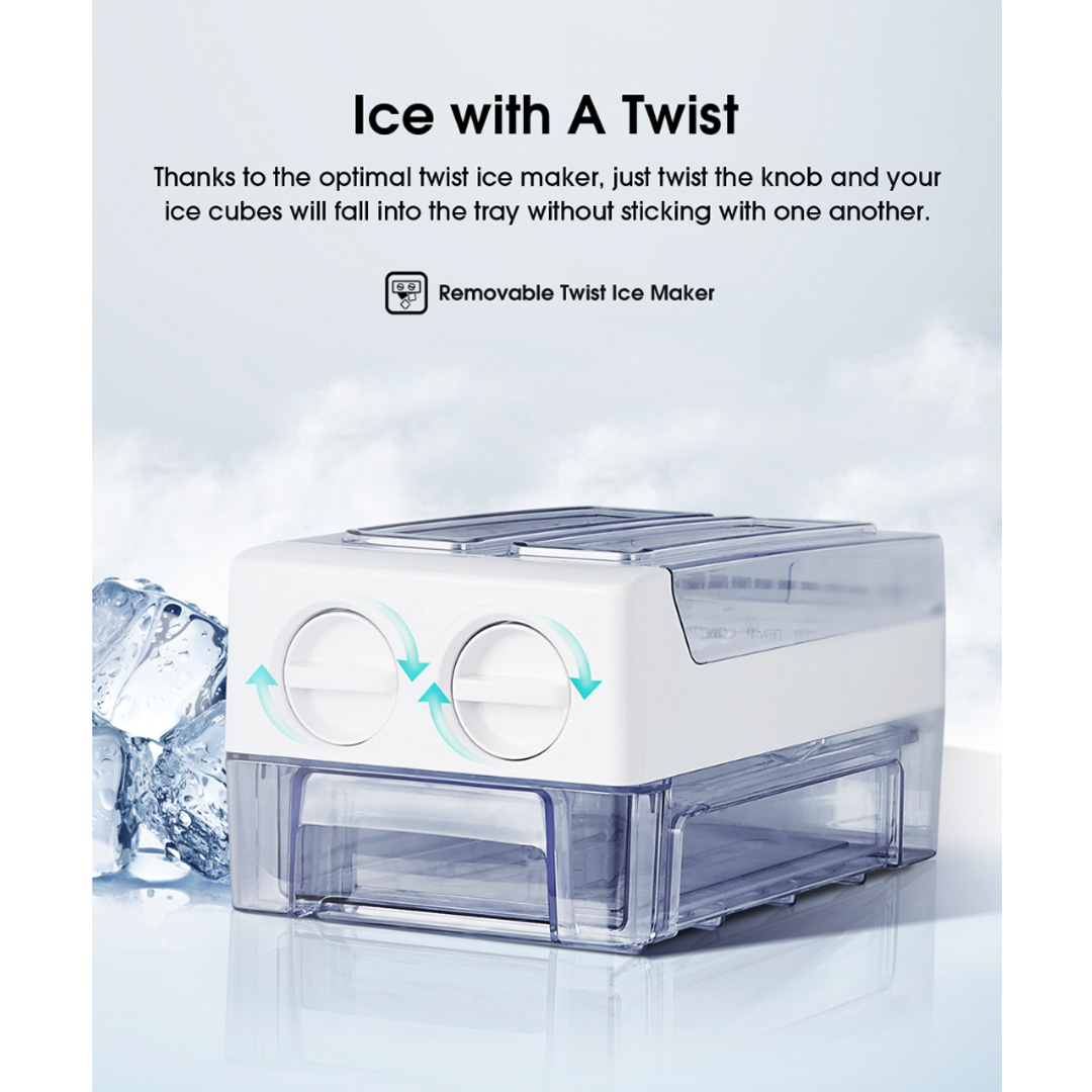 HISENSE 500L 2 Doors Top Mount Durable Inverter Refrigerator RT549N4AW-MBU | Multi Air Flow | Deodorizing Filter | Moisture Fresh Crisper | Durable Inverter | LED Lighting | Removable Twist Ice Maker | Refrigerator with 3 Year Warranty