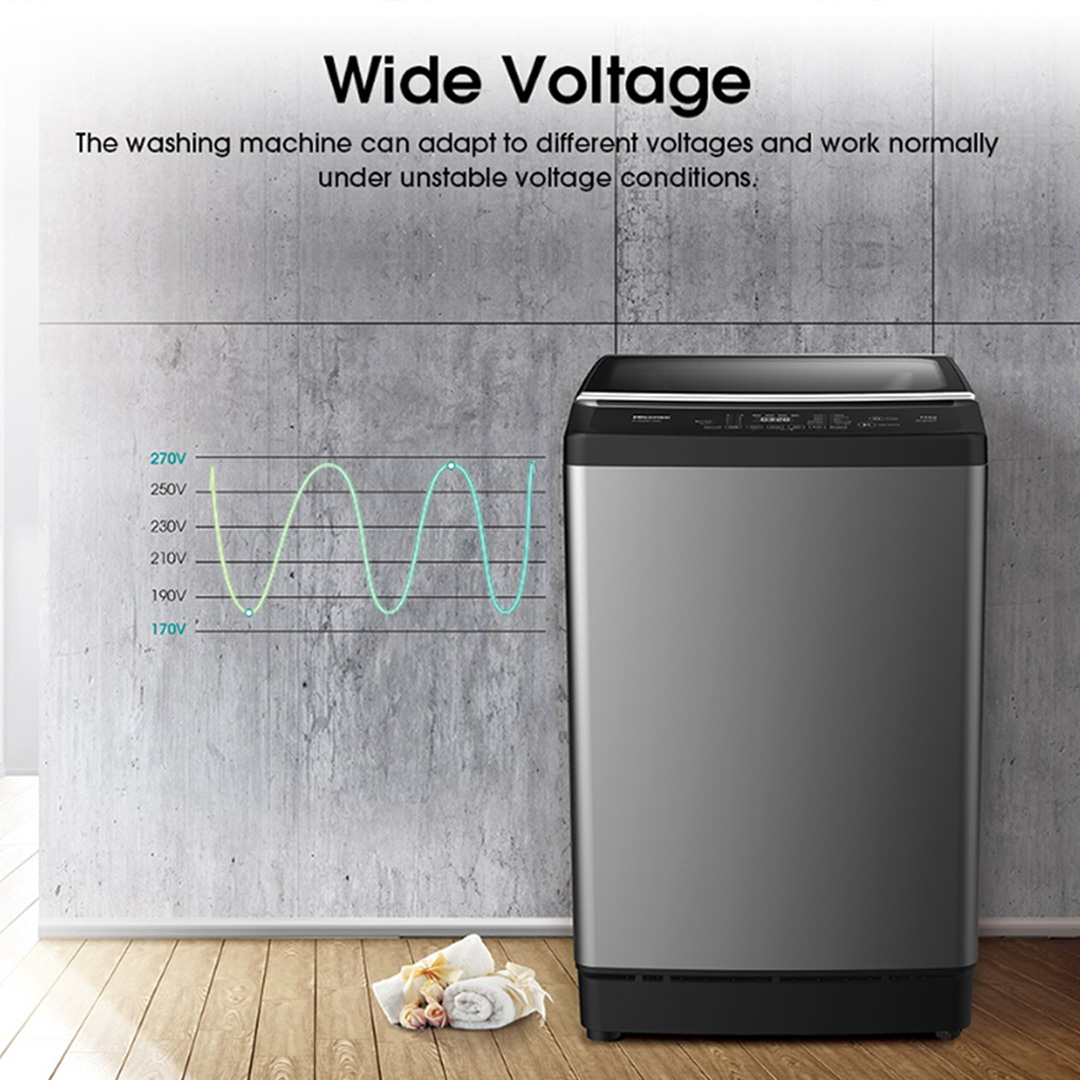 HISENSE 10.5KG Top Load Washing Machine with HIJAB Mode WTJA1101T | Bubble Clean | Soft-Close Tempered Glass | Air Dry | Delicates Mode | Double Magic Filter | Tub Clean | Double Water Flow | Washing Machine with 2 Year Warranty