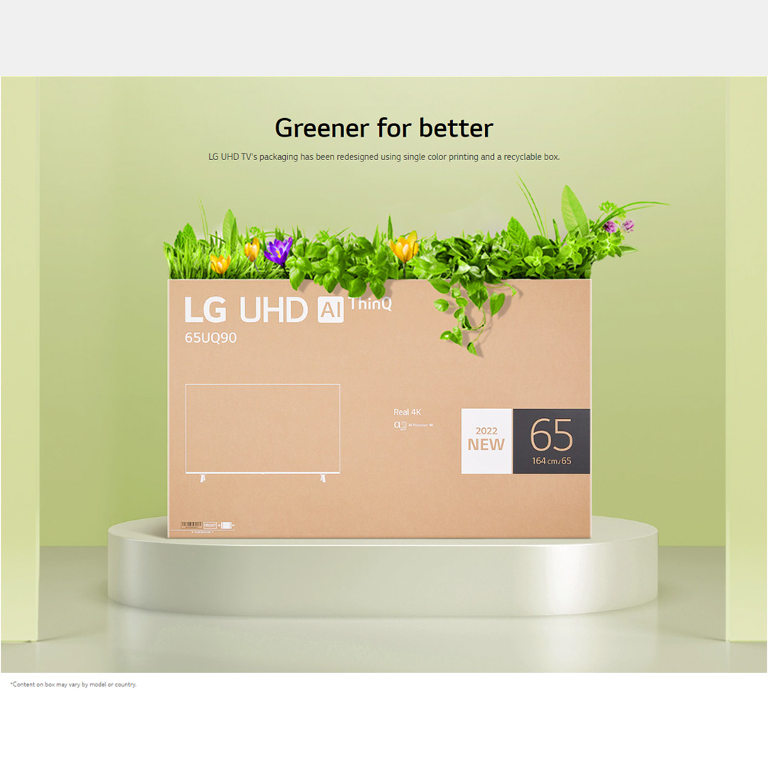 LG 65" 4K UHD Smart TV with AI ThinQ 65UQ8050PSB | AI Sound | Wi-Fi | Filmmaker Mode | Netflix | HDR | Smart TV with 2 Year Warranty