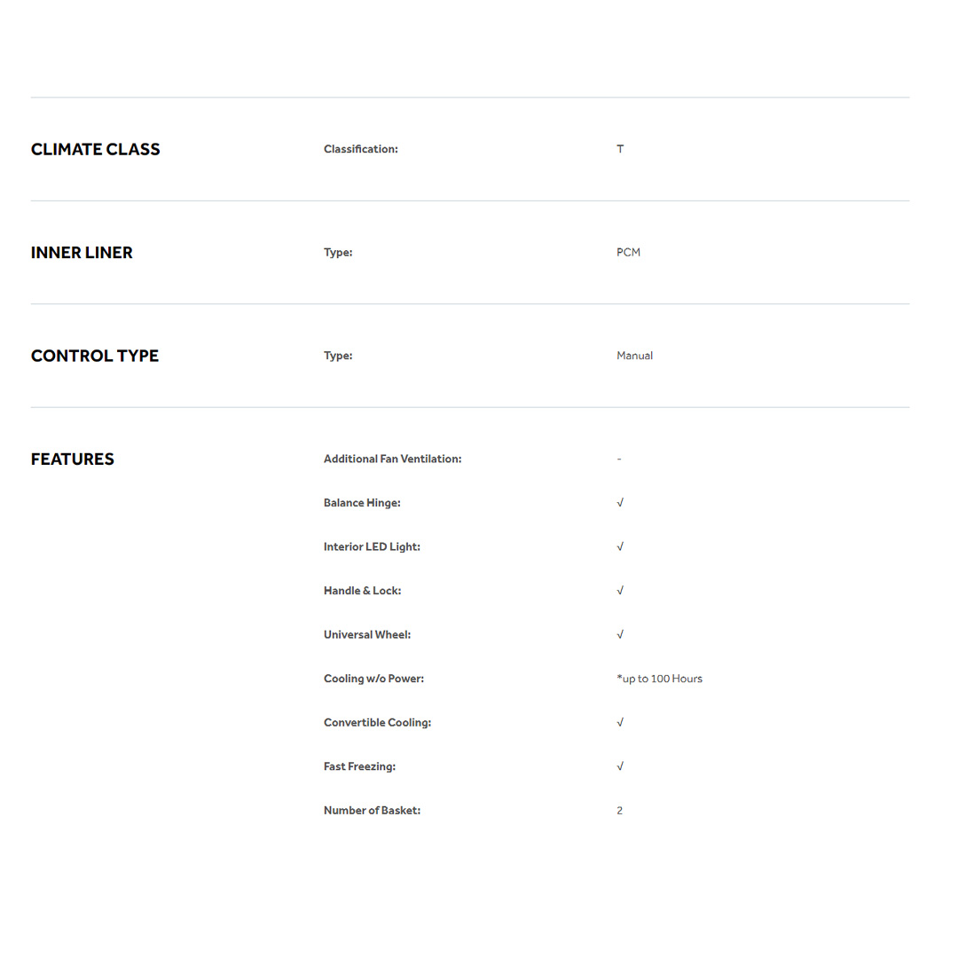 HAIER 535L 6-in 1 Convertible Chest Freezer BD-568HP |  Interior LED Light | Fast Freezing Mode | PCM Metal Inner Plate | Chest Freezers With 2 Years Warranty