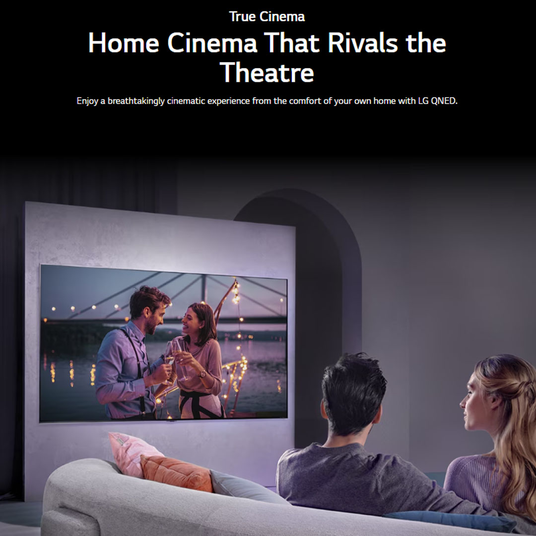 LG 86" 4K Smart TV with AI ThinQ 86QNED86SRA | α7 AI Processor 4K Gen6 | HDR10 | webOS 23 | HDMI | USB | Smart TV with 2 Year Warranty