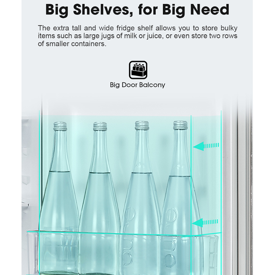HISENSE 620L Side by Side Inverter Refrigerator RS666N4ACNIV |  Digital Sensor | Double Cooling | Deodorizing Filter | Electronic Touch Control | Multi-Air Flow | Refrigerator with 3 Year Warranty