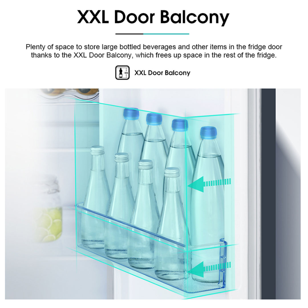 HISENSE 640L Side by Side Inverter Refrigerator  RS700N4AWBUI | Deodorizing Filter | Electronic Touch Control | Led Lighting | Refrigerator with 3 Years Warranty