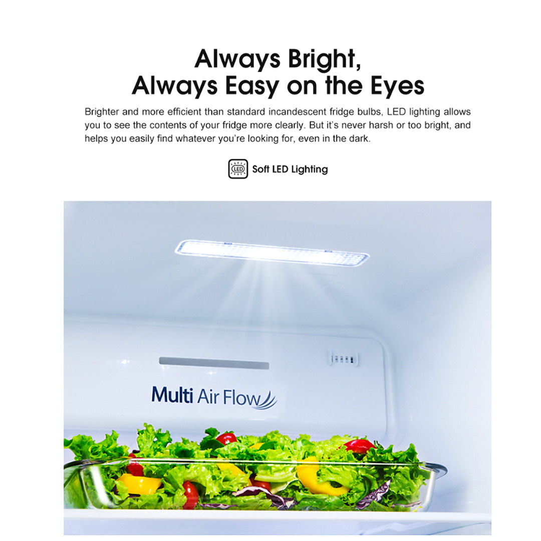 HISENSE 620L Side by Side Inverter Refrigerator RS688N4AWU | Digital Sensor | Double Cooling | Deodorizing Filter | Electronic Touch Control | Multi-Air Flow | Refrigerator with 3 Year Warranty