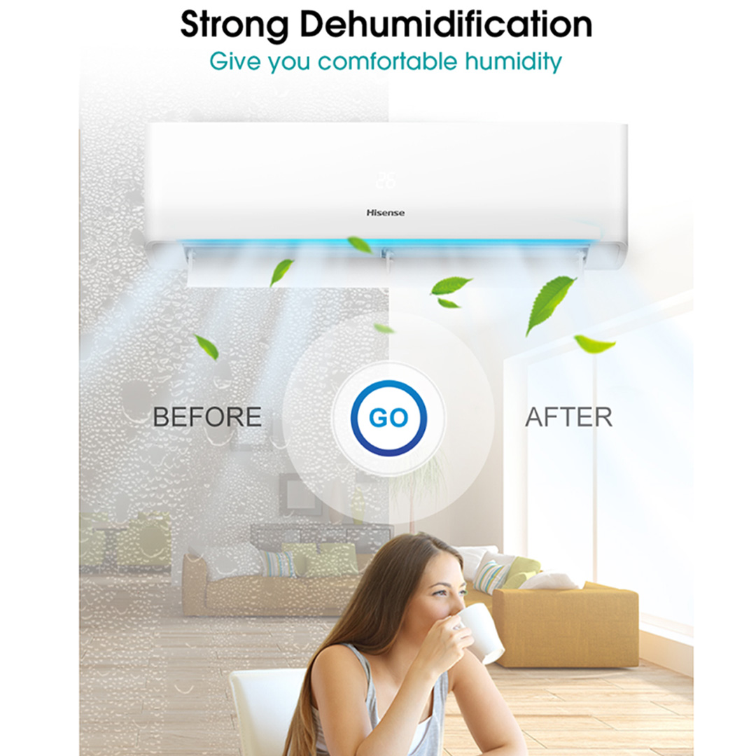 HISENSE 2HP R32 Inverter Wall Mount Air Conditioner AI20KAGS | App Control | Auto Clean | Fast Cooling | Energy Saving Up T0 38% | Air Conditioner with 2 Years Warranty