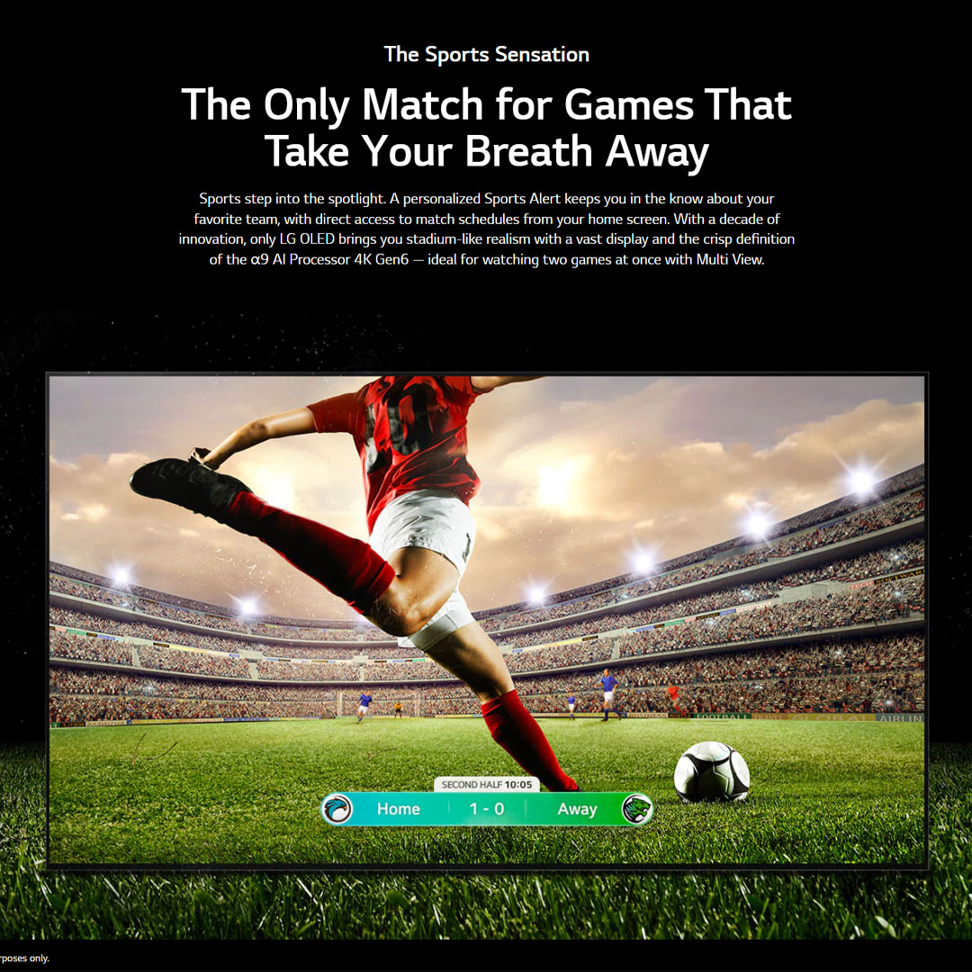 LG 77" 4K UHD Smart TV with AI ThinQ OLED77G3PSA | OLED Motion | webOS 23 | Bluetooth 5.0 | AI Picture Pro | Dolby Vision | Sound Mode Share | Smart TV with 2 Year Warranty