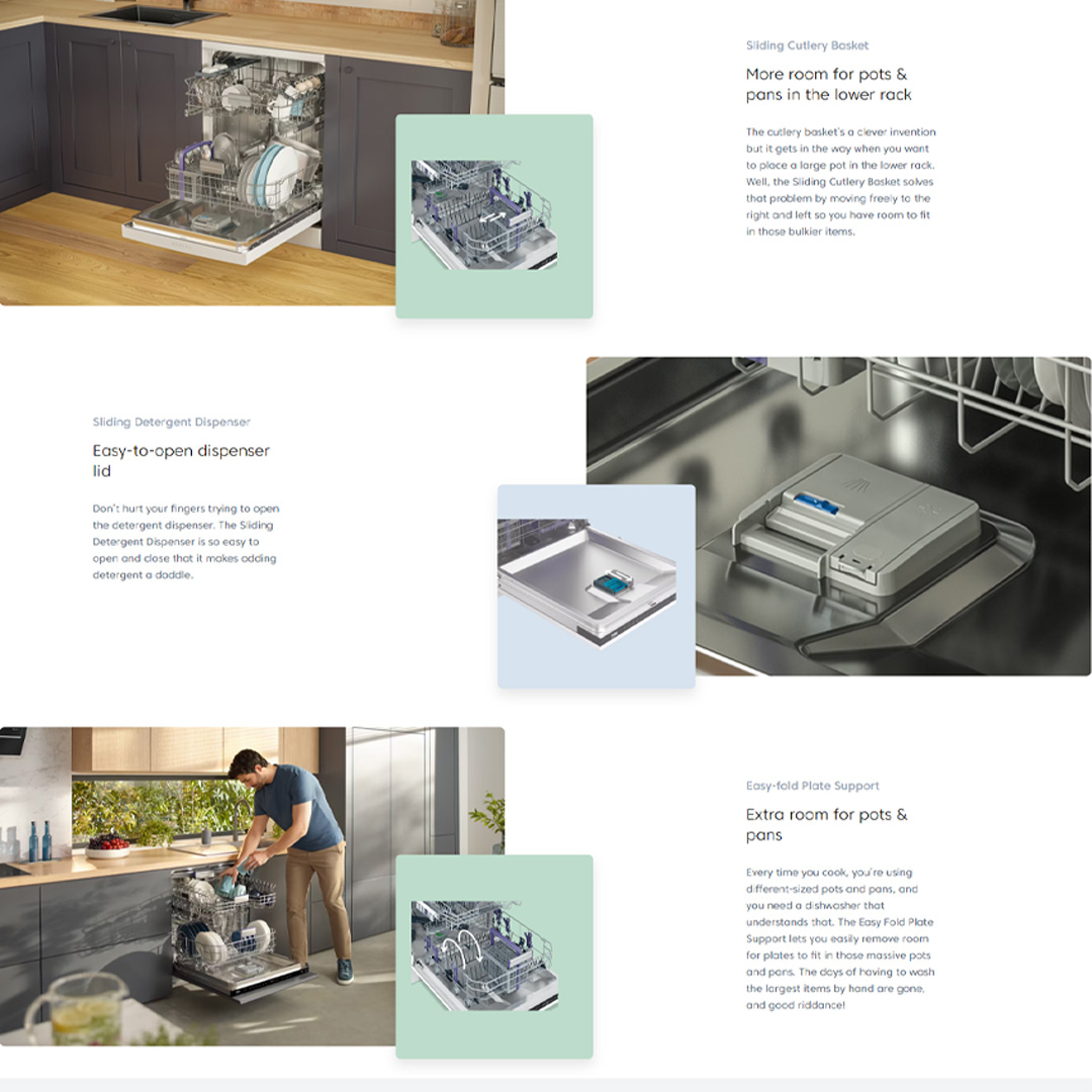 Beko 14 Place Setting Free Standing Dishwasher BDFN15430X | LED Display | Flexible Half-Load | Self Dry | Water Safe | Freestanding | Dishwasher with 2 Year Warranty