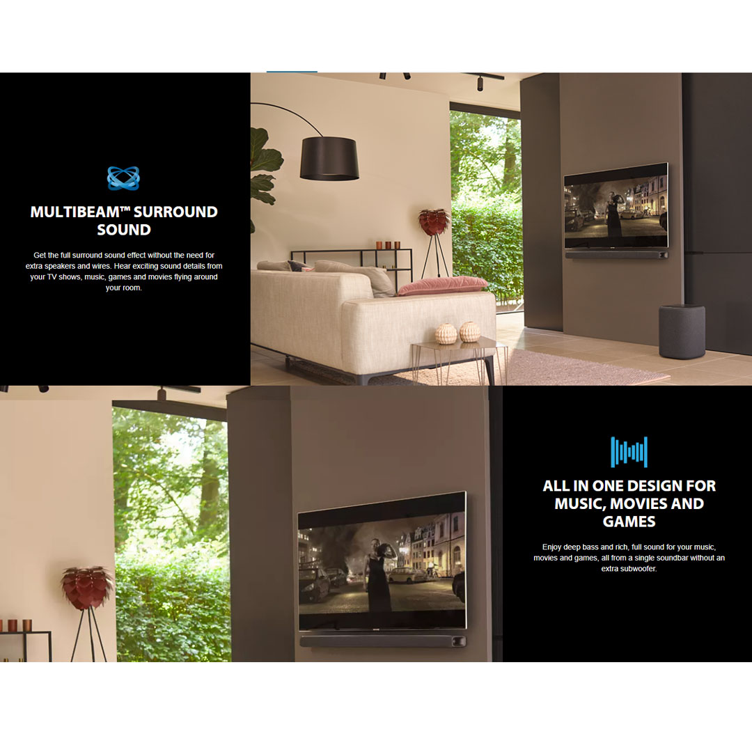 Harman Kardon 240W All in One 13-Channel Soundbar with MultiBeam Surround Sound ENCHANT 1300 | HDMI | Bluetooth | Chromecast Built-In | Multibeam Surround Sound | Google Assistant | Soundbar with 1 Year Warranty