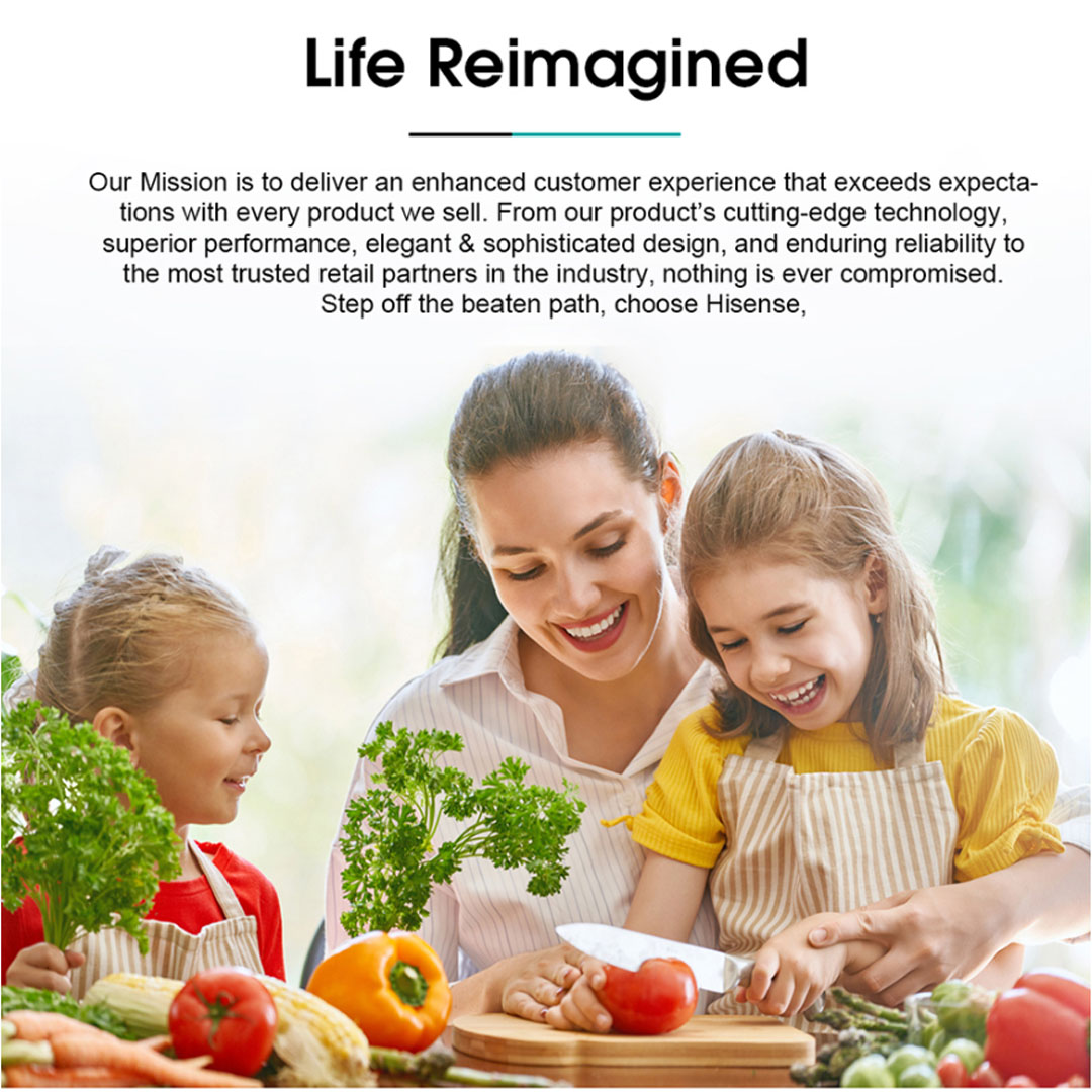 HISENSE 640L Side by Side Inverter Refrigerator  RS700N4AWBUI | Deodorizing Filter | Electronic Touch Control | Led Lighting | Refrigerator with 3 Years Warranty