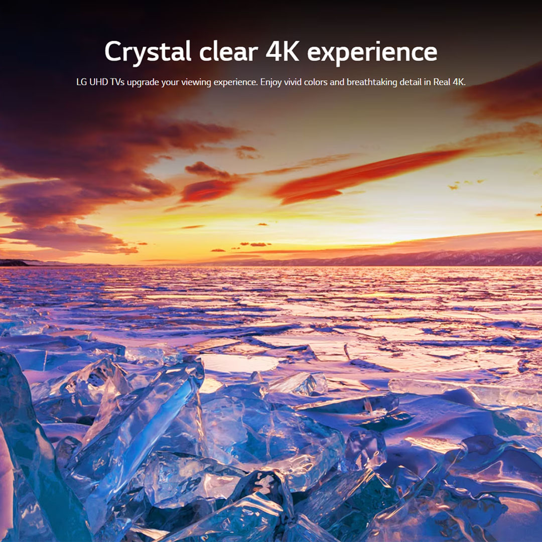 LG 60" 4K UHD Smart TV with AI ThinQ 60UQ8050PSB | AI Sound | Wi-Fi | Filmmaker Mode | Netflix | HDR | Smart TV with 2 Year Warranty