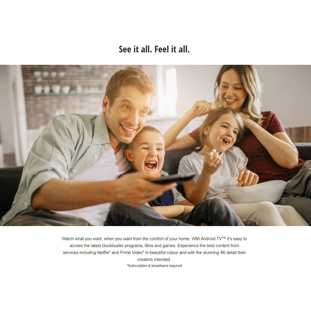 Panasonic 65" 4K UHD Android LED TV TH-65LX650K | Google Assistant | Chromecast built-in | HDR Bright Panel | 4K Studio Colour Engine | Hexa Chroma Drive | Bluetooth | Android TV with 2 Year Warranty