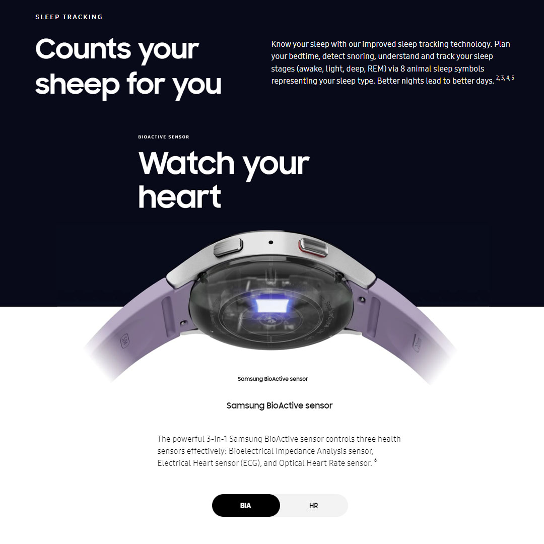 SAMSUNG Galaxy Watch5 Bluetooth 40mm | 3-in-1 Samsung BioActive Sensor | 5ATM+IP68 Water Resistant | Sleep Tracking | Smart Watch With 1 Year Warranty