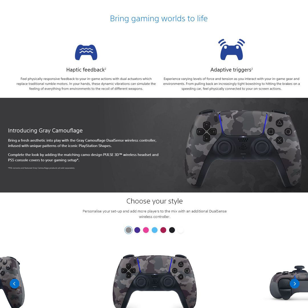 SONY Dualsense Wireless Controller 2Point Touch Pad USB TypeC