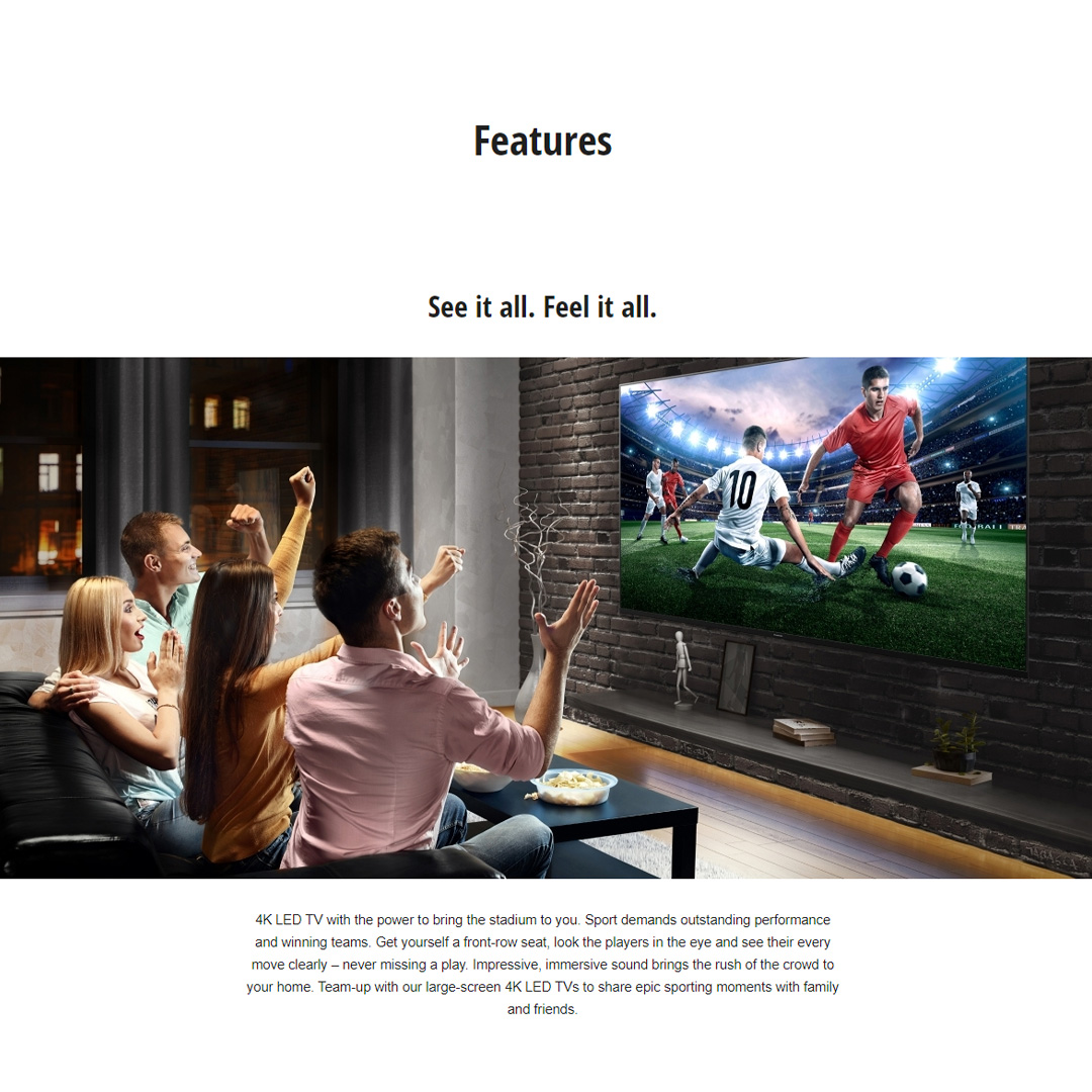 Panasonic 75" 4K HDR Smart LED TV TH-75LX800K | Dolby ATMOS | Enjoy Smarter Entertainment | Big screen entertainment with sound - Surround sound | Smart TV with 1 Year Warranty