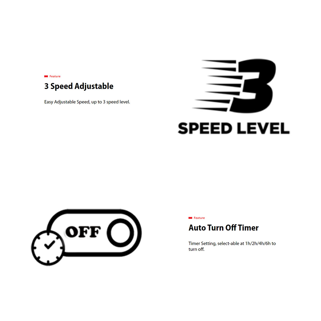 TOSHIBA 16" Wall Fan F-WSA20(W)MY | Remote Control Operation | 3 Speed Adjustable | Auto Turn Off Timer | Wall Fan with 1 Year Warranty