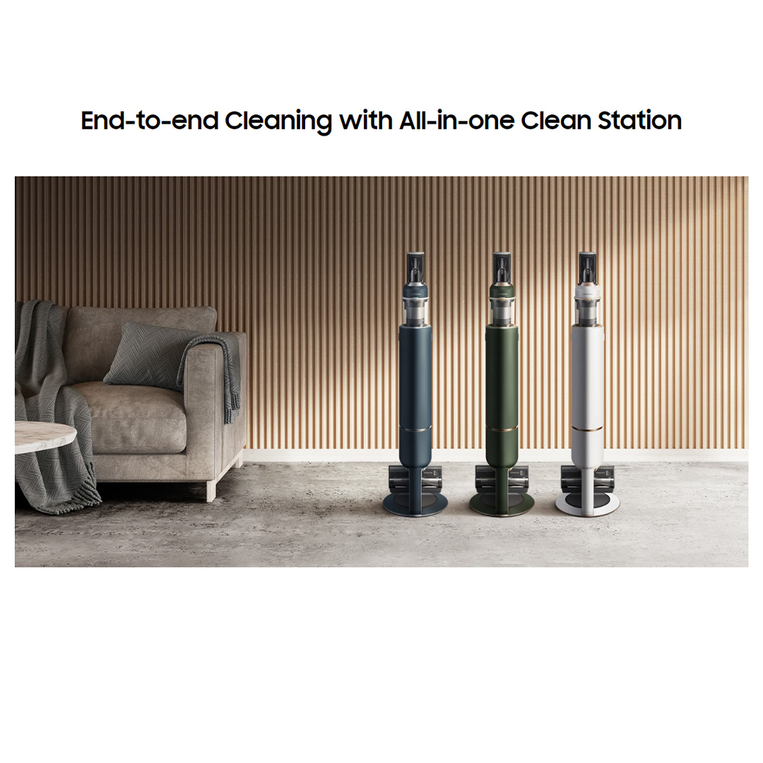 SAMSUNG 580W Bespoke Jet Cordless Vacuum Cleaner VS20A95943N/ME | HexaJet Motor™ | Jet Cyclone | Removable and Longer-lasting Battery | Vacuum with 1 Year Warranty